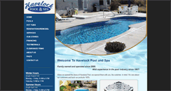 Desktop Screenshot of havelockpoolandspa.com